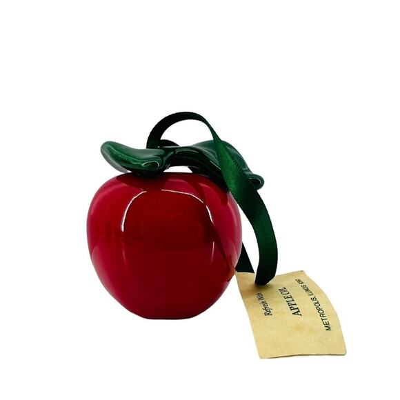 Rare Vintage Ceramic Apple Oil Diffuser The Yule Apple Oil Diffuser (or Any Oil) - Picture 1 of 7